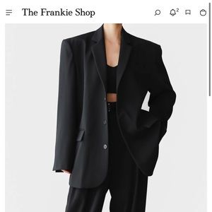 The Frankie Shop Tansy Oversized Blazer